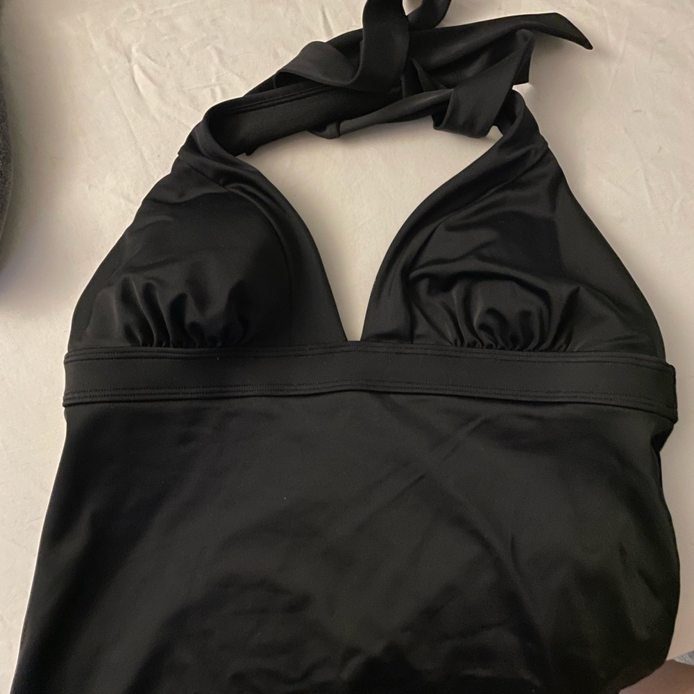 NWT Boden Black Tankini - Top US Size 10 Bottom US Size 8 Bathing Suit